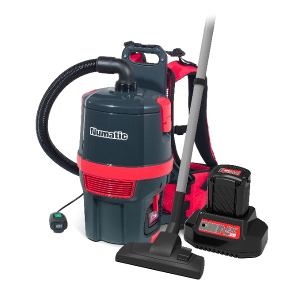 Numatic RSB150NX/1 Cordless Back Pack Vacuum with 1 Battery 