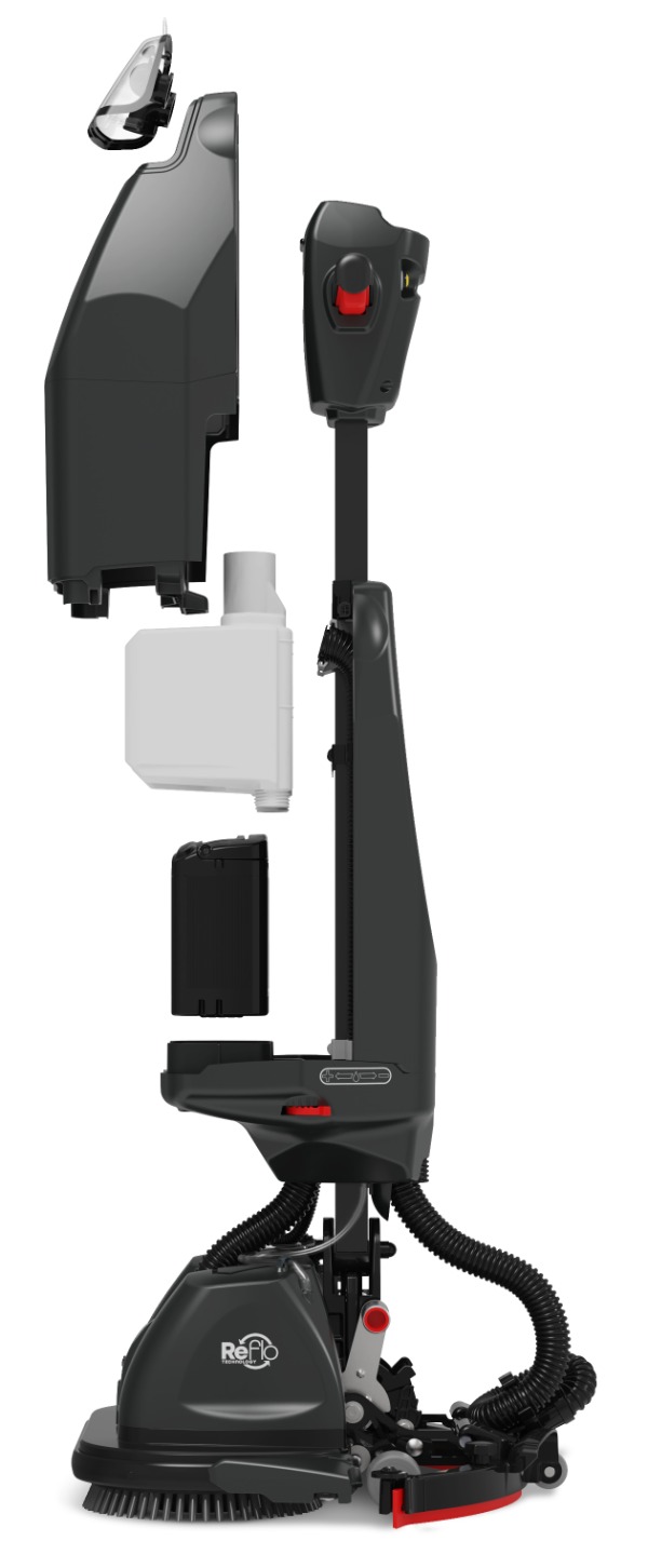 Numatic Nuclean Compact 440NX Scrubber Drier With Double Battery